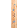 Natural Blue World Map Growth Chart - MyBambino.com