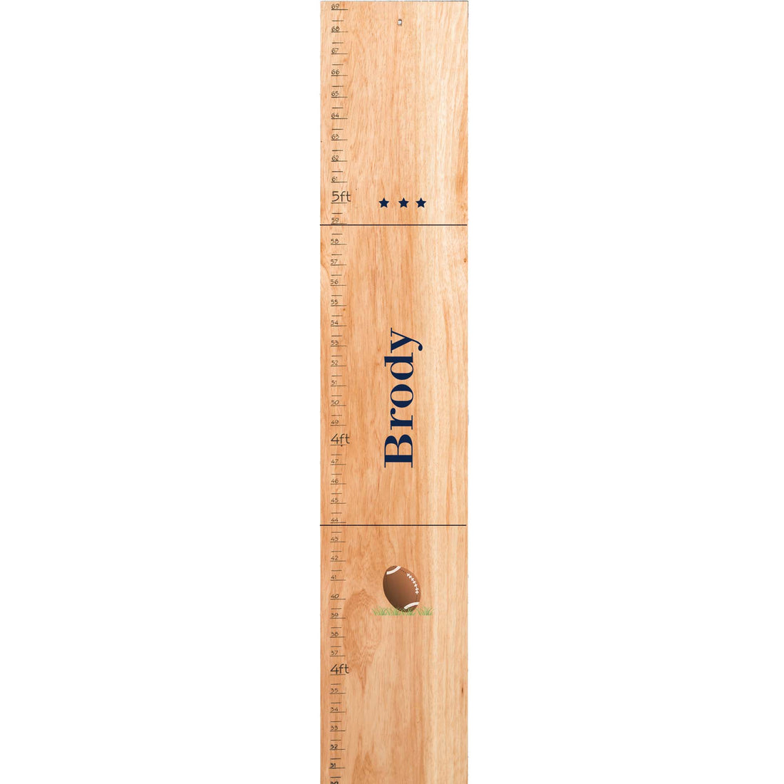 Natural Football Growth Chart - MyBambino.com