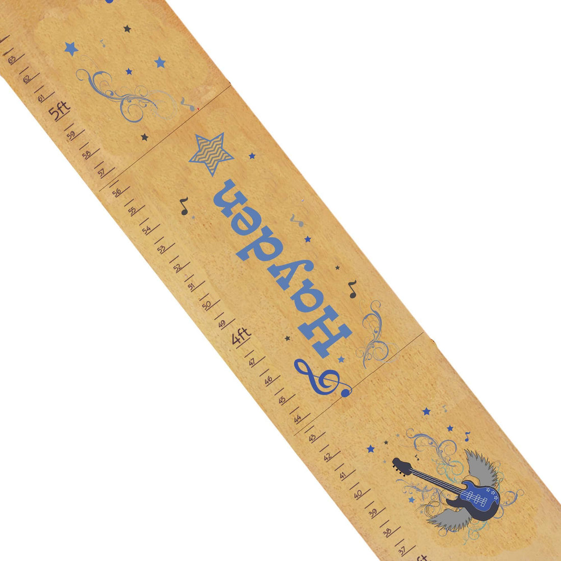 Natural Rock Star Blue Growth Chart - MyBambino.com