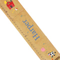 Personalized Natural Growth Chart With Barnyard Primary Design