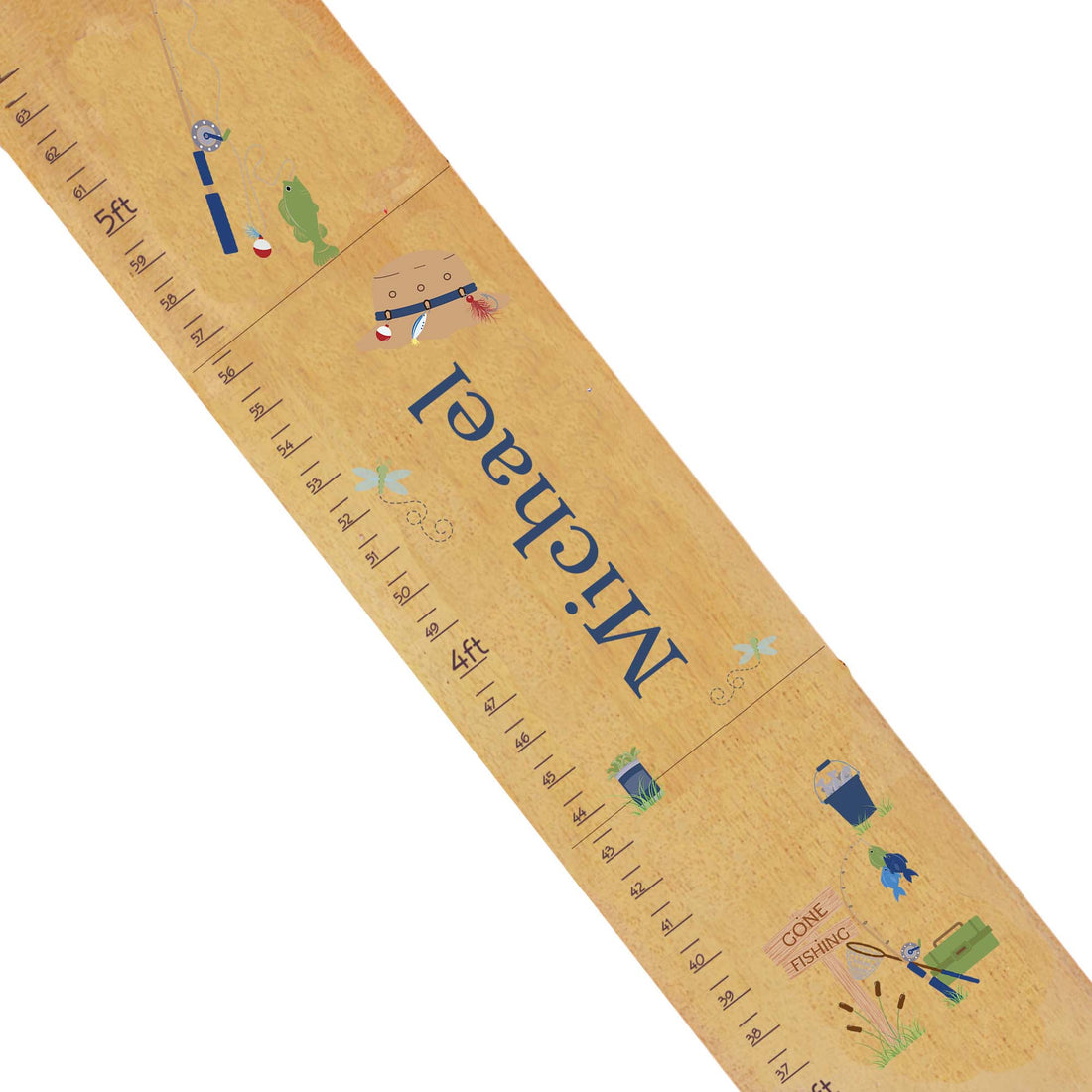 Natural Gone Fishing Growth Chart - MyBambino.com