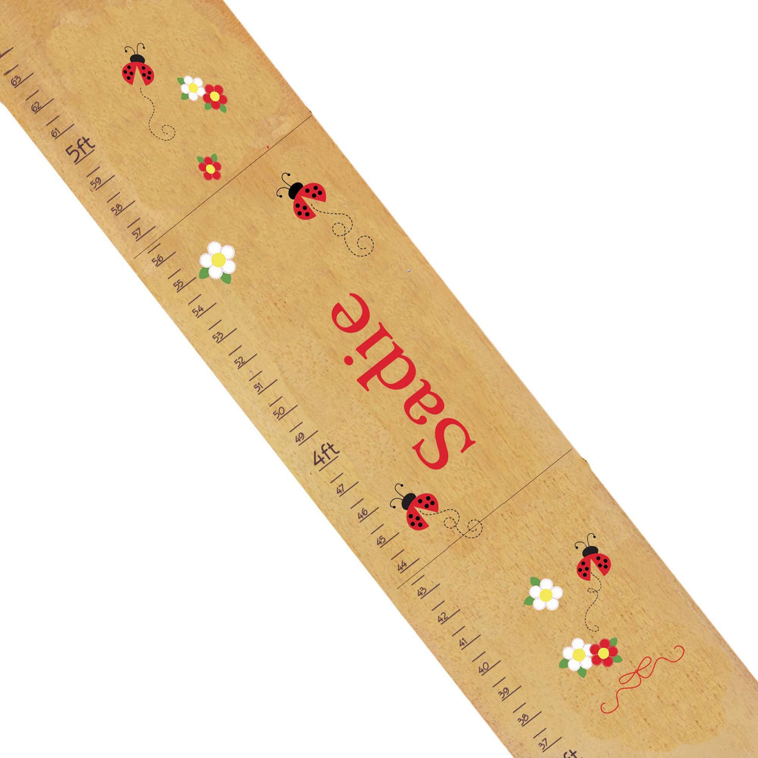 Natural Red Ladybug Growth Chart - MyBambino.com