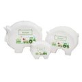 Personalized Piggy Bank - Green Tractor - MyBambino.com