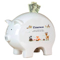 Personalized Piggy Bank - Woodland - MyBambino.com