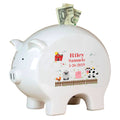 Personalized Piggy Bank - Barnyard - MyBambino.com