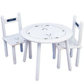 Children's White Table Chair Set - Golf - MyBambino.com