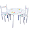White Table Chair Set - Blonde Mermaid - MyBambino.com