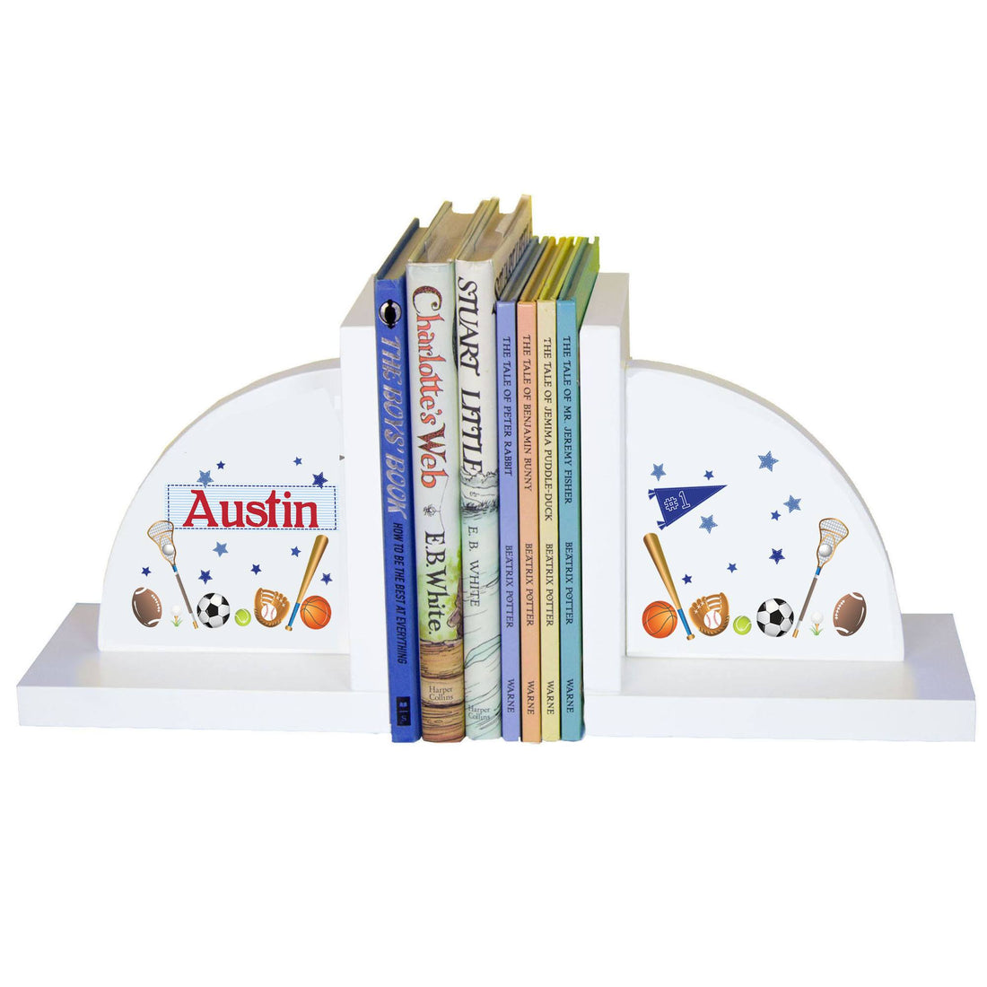 White Bookends - Sports - MyBambino.com