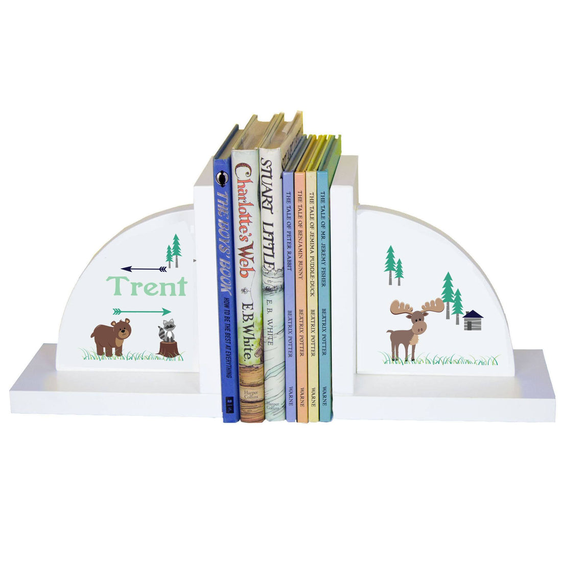 White Bookends - North Woodland - MyBambino.com
