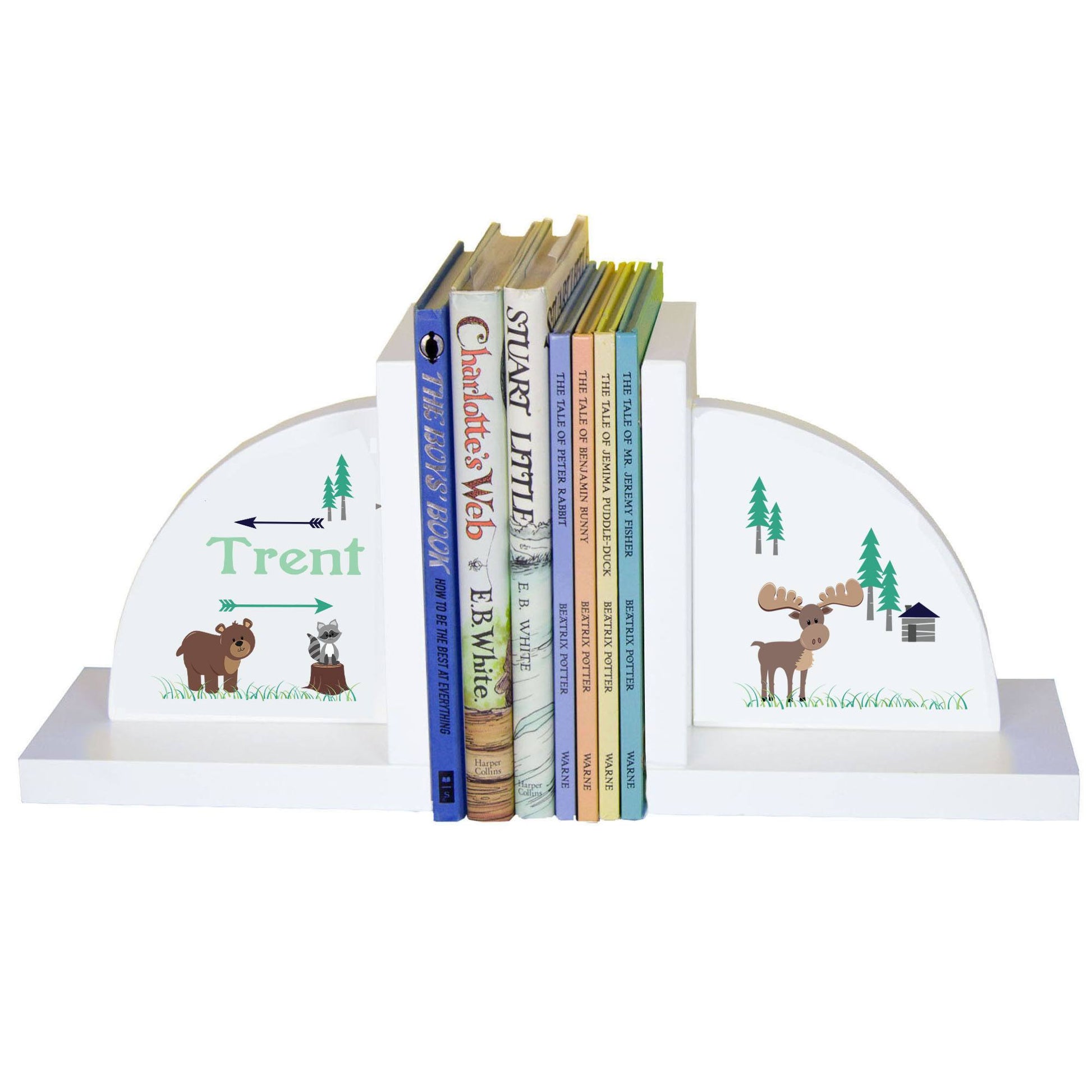 White Bookends - North Woodland - MyBambino.com