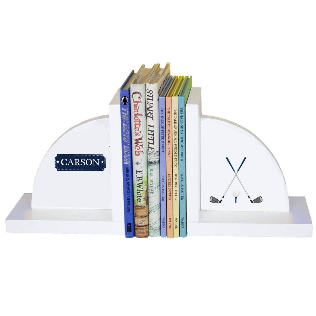 White Bookends - Golf - MyBambino.com