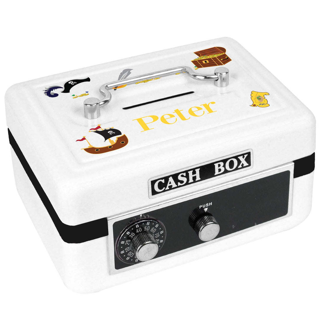 White Cash Box - Pirate - MyBambino.com