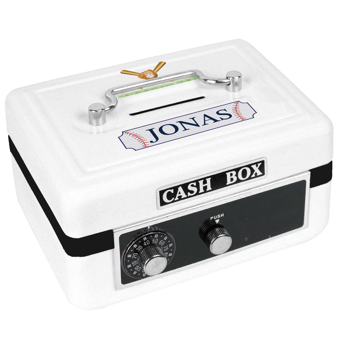 White Cash Box - Baseball - MyBambino.com