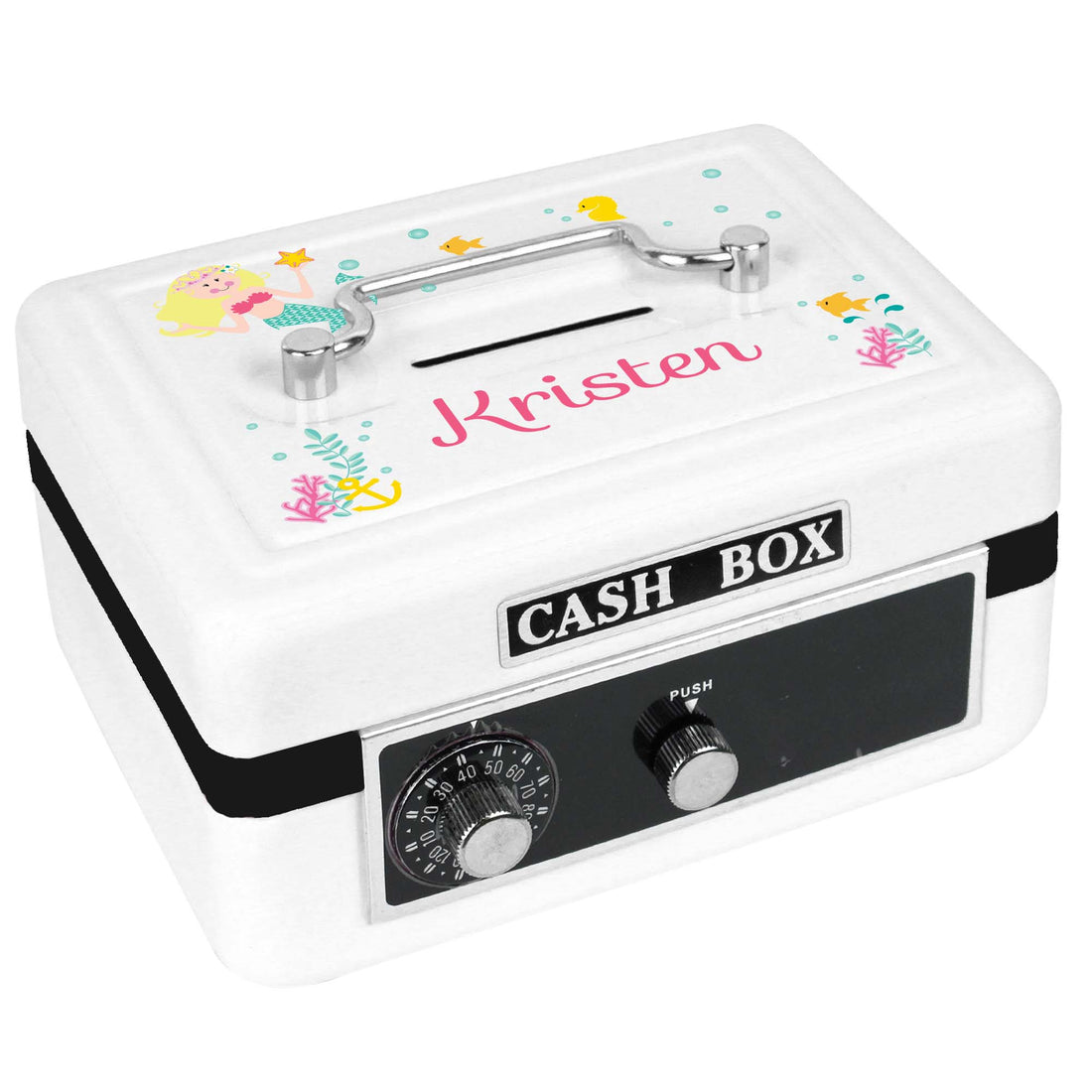 White Cash Box - Blonde Mermaid - MyBambino.com