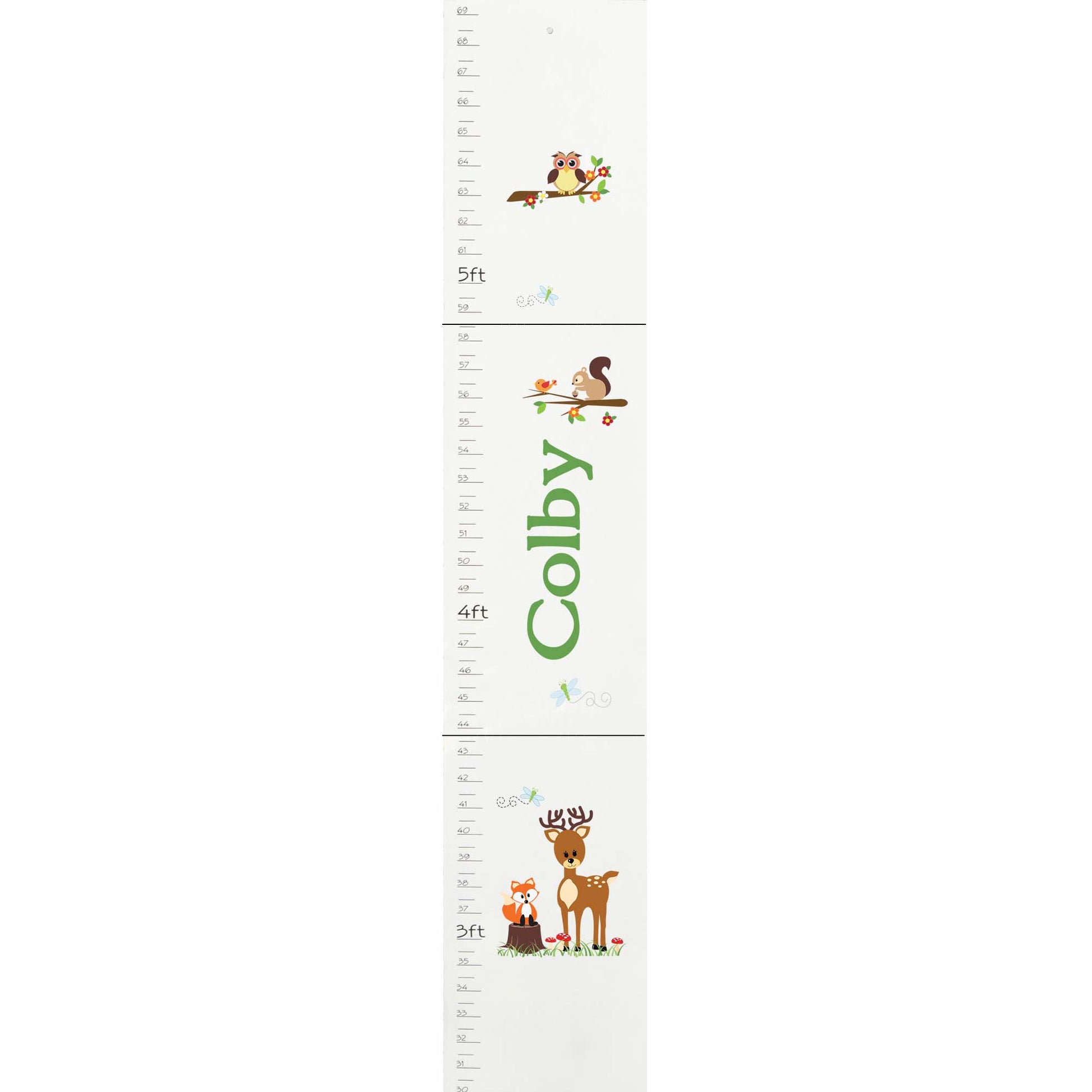 Child's Woodland Growth Chart - MyBambino.com
