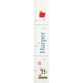 White Pastel Barnyard Growth Chart - MyBambino.com