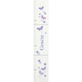 Lavender Butterflies White Growth Chart - MyBambino.com
