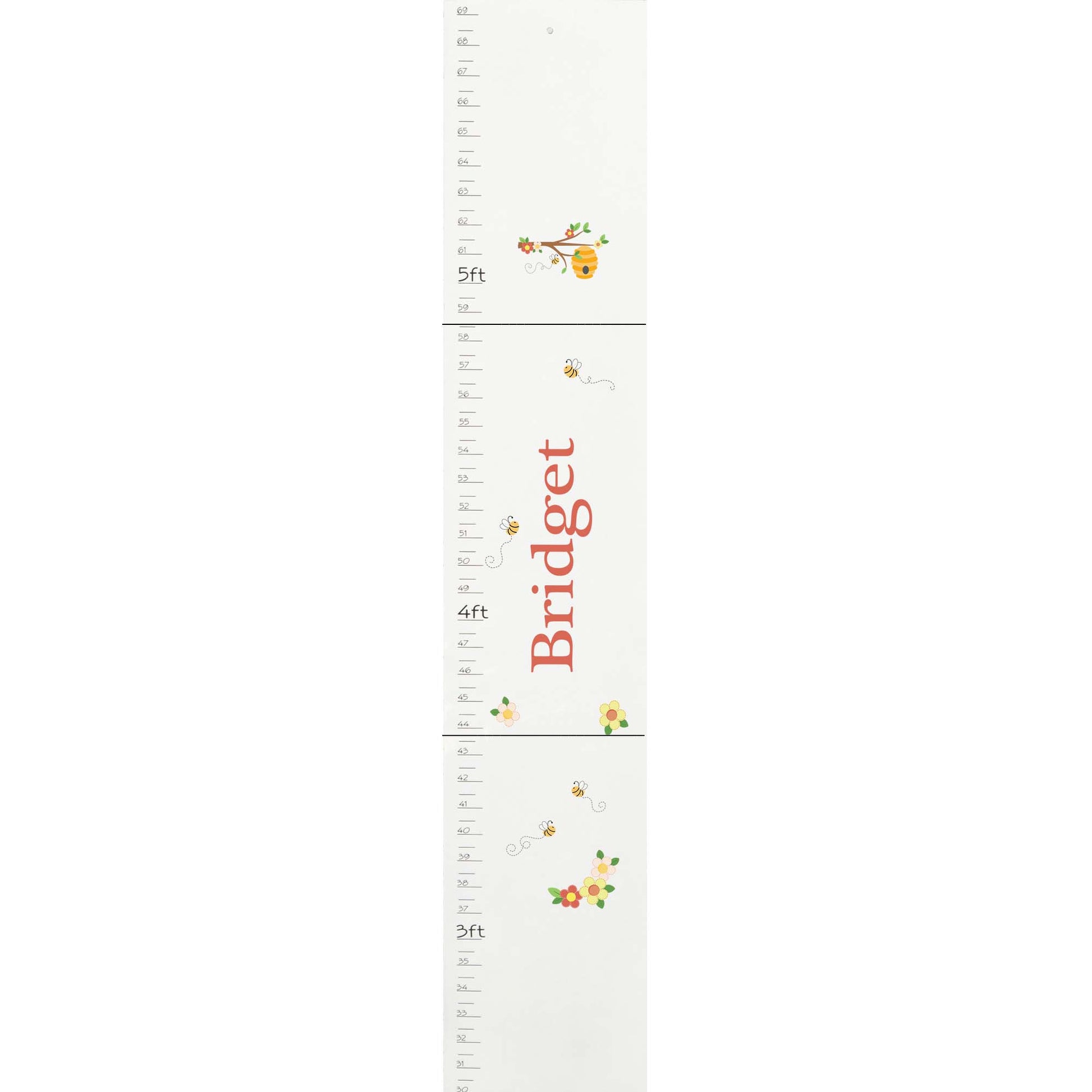 White Honey Bee Growth Chart - MyBambino.com