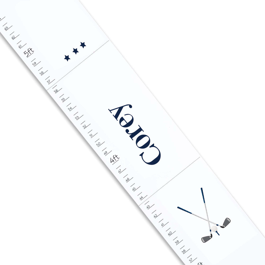 White Golf Growth Chart - MyBambino.com