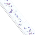 Lavender Butterflies White Growth Chart - MyBambino.com