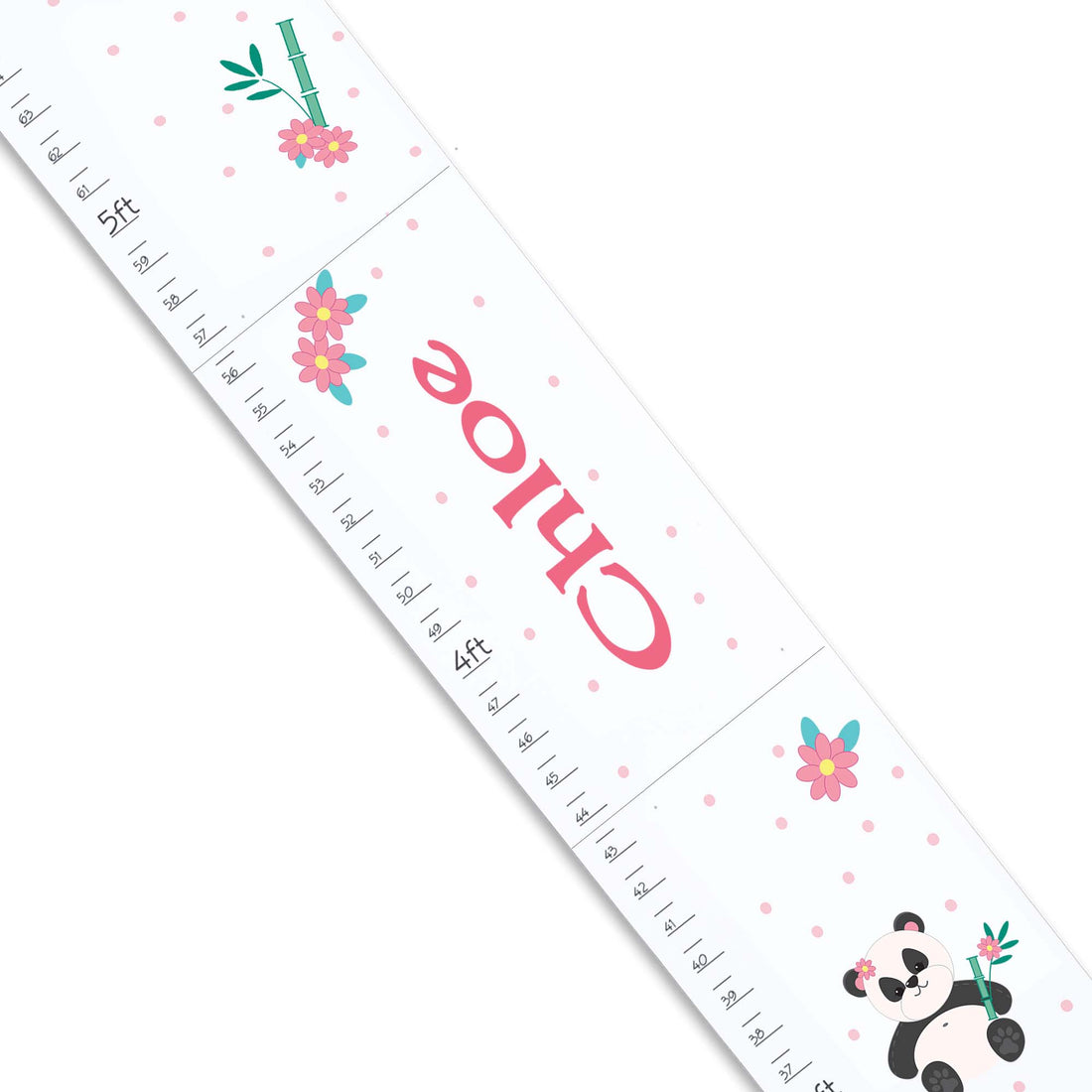 White Panda Bear Growth Chart - MyBambino.com