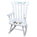 North Woodland White Spindle Rocking Chair - MyBambino.com