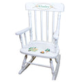 Camp S'mores White Personalized Wooden ,rocking chairs