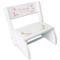 Personalized Ponies Prancing Childrens Stool
