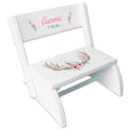 Personalized Honey Bee White Flip Step Stool - MyBambino.com