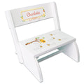 Personalized Honey Bee White Flip Step Stool - MyBambino.com