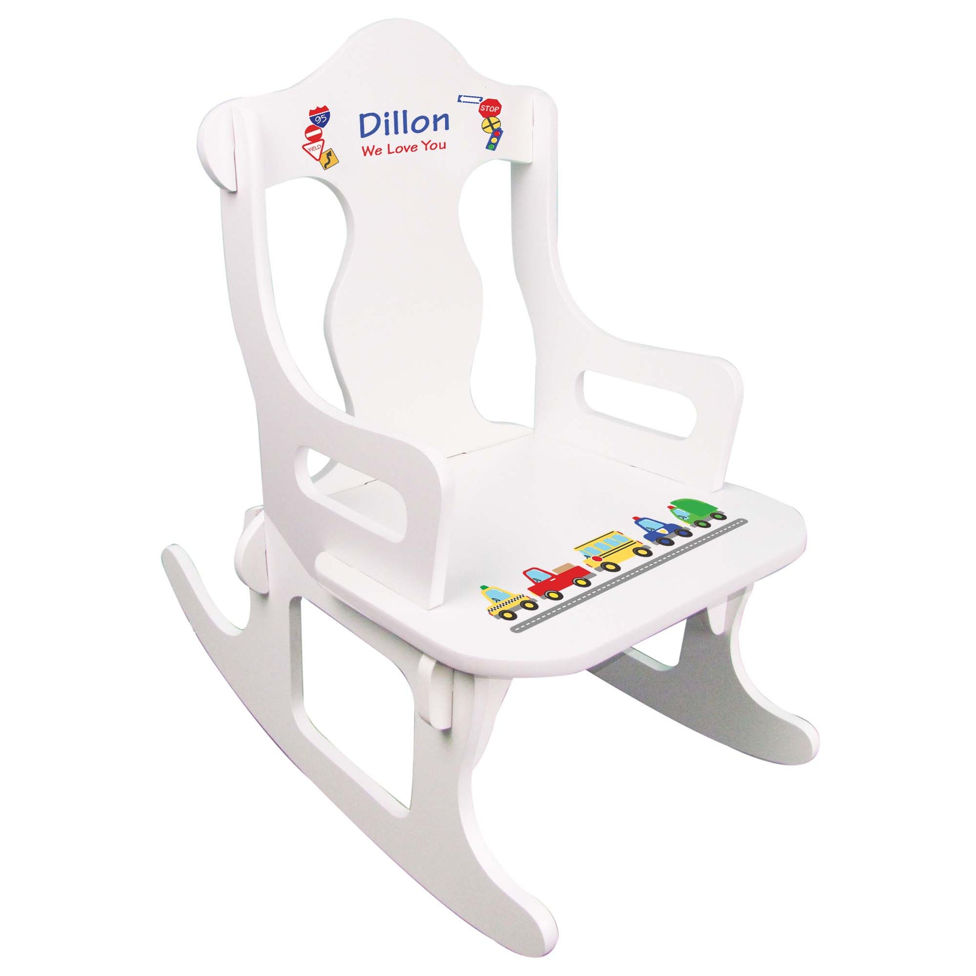 Cars And Trucks Puzzle Rocker - MyBambino.com