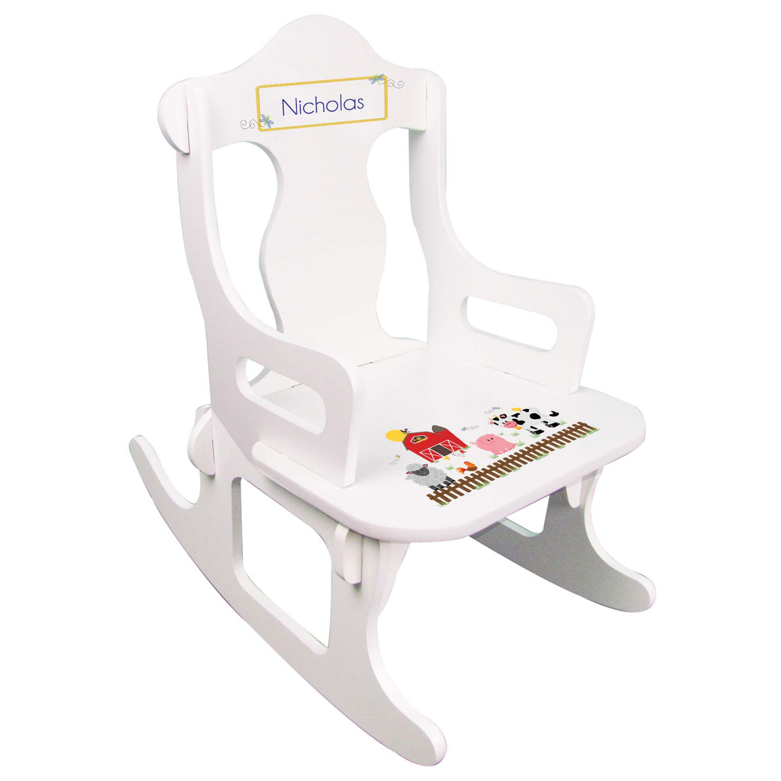 Barnyard Puzzle Rocker