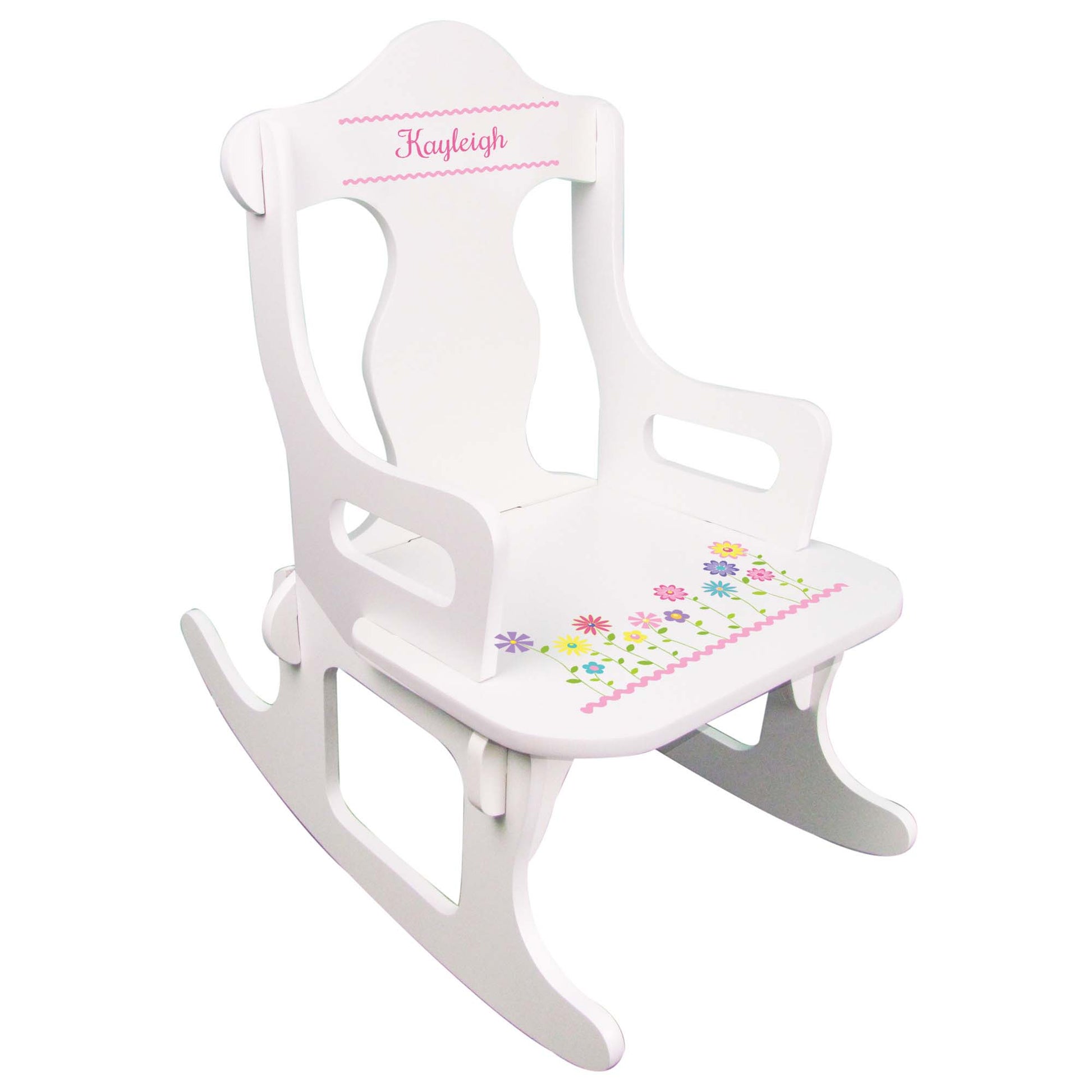 Stemmed Flowers Puzzle Rocker - MyBambino.com