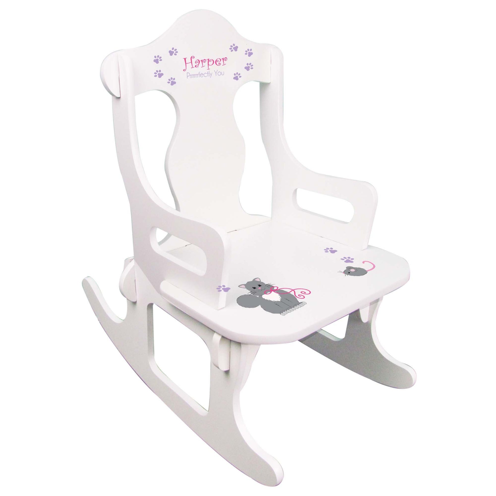 Custom Child's Puzzle Rocking Chair - Pet Breed Designs - MyBambino.com