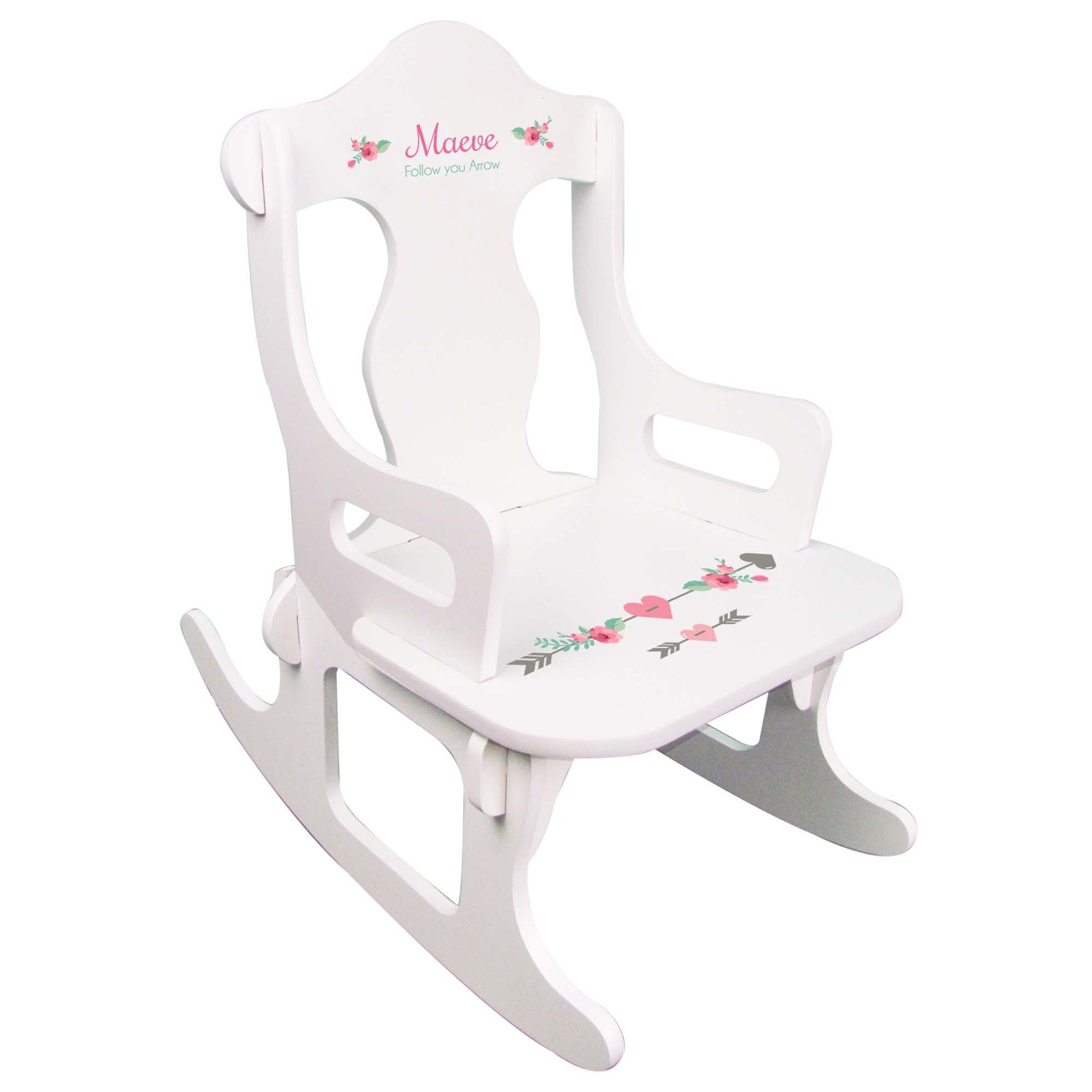 Girl's Tribal Arrow Puzzle Rocker - MyBambino.com