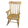Rocket Natural Spindle Rocking Chair - MyBambino.com