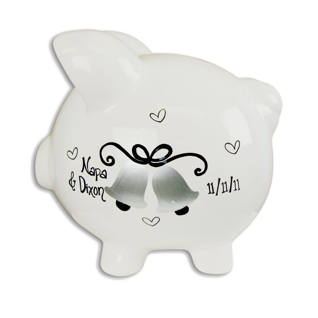 Personalized Wedding Fund Piggy Bank - MyBambino.com