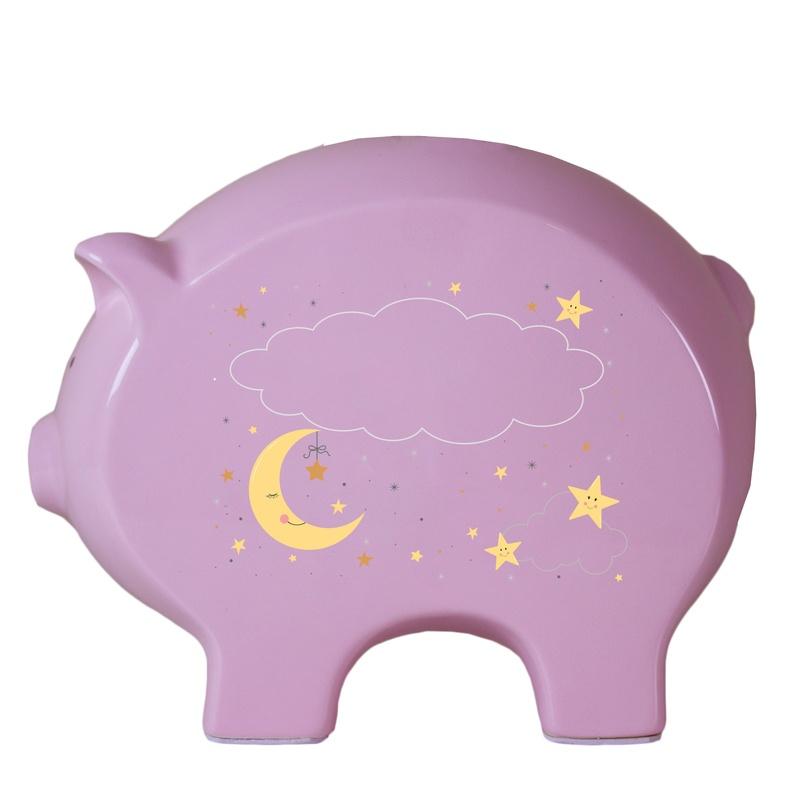Personalized Celestial Moon Puzzle Rocker - MyBambino.com