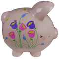 Outlet Hand Painted Pink Piggy Bank - MyBambino.com