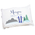 Personalized Mountain Ski Pillowcase - MyBambino.com