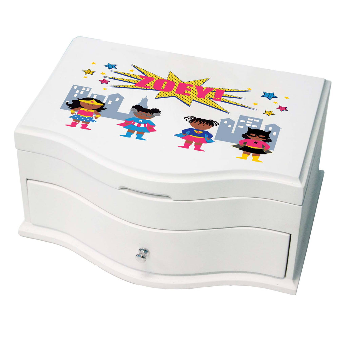 Princess Jewelry Box - African American Superhero - MyBambino.com