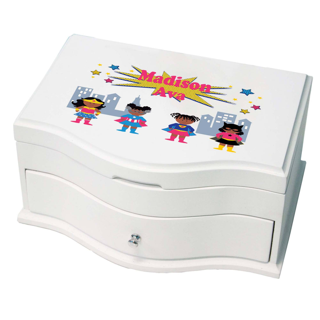 Princess Jewelry Box - African American Superhero - MyBambino.com