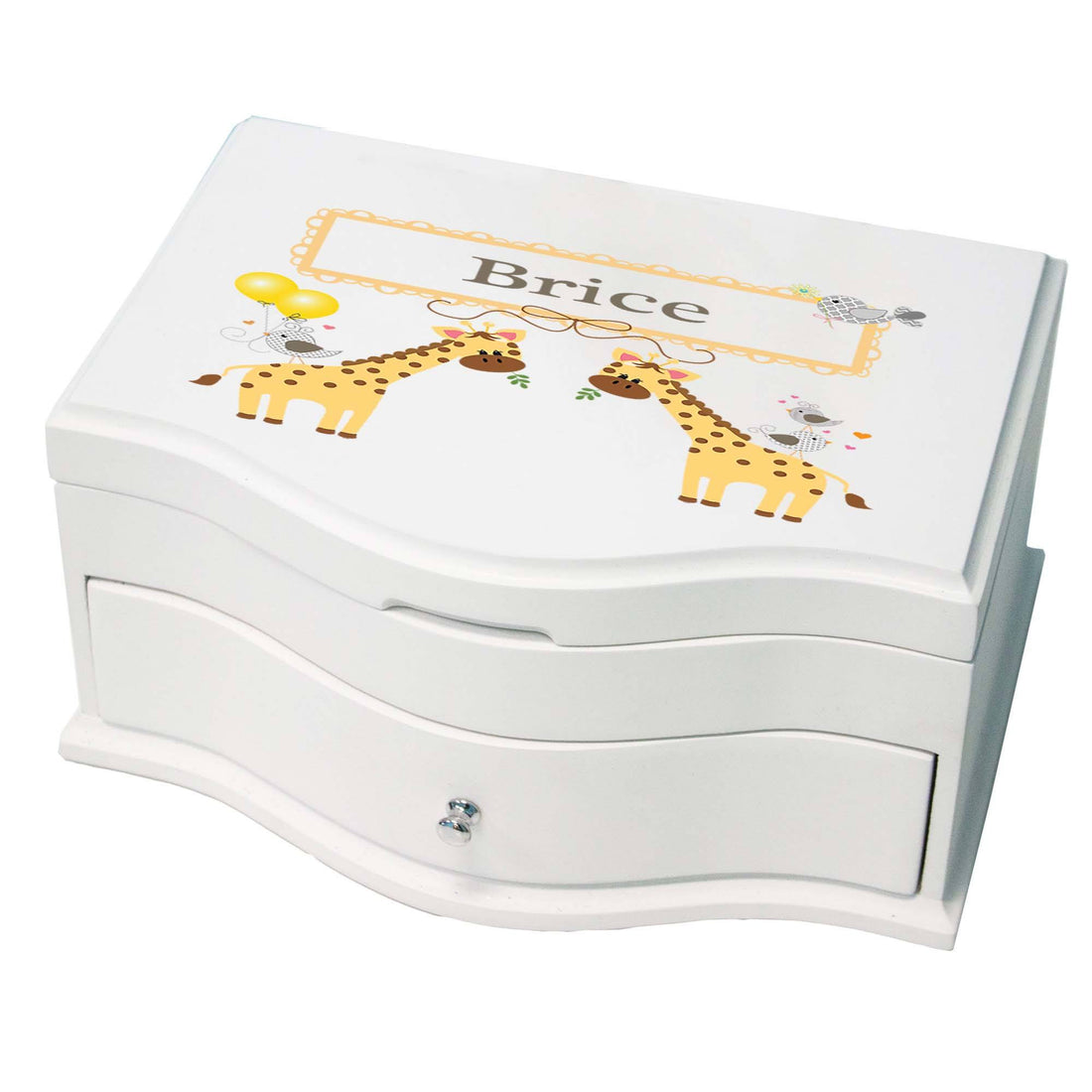 Princess Girls Jewelry Box with Giraffe design