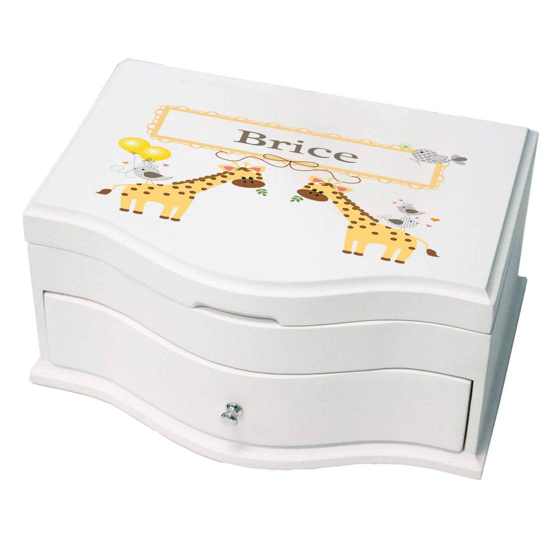Girl's Princess Jewelry Box - Giraffe - MyBambino.com