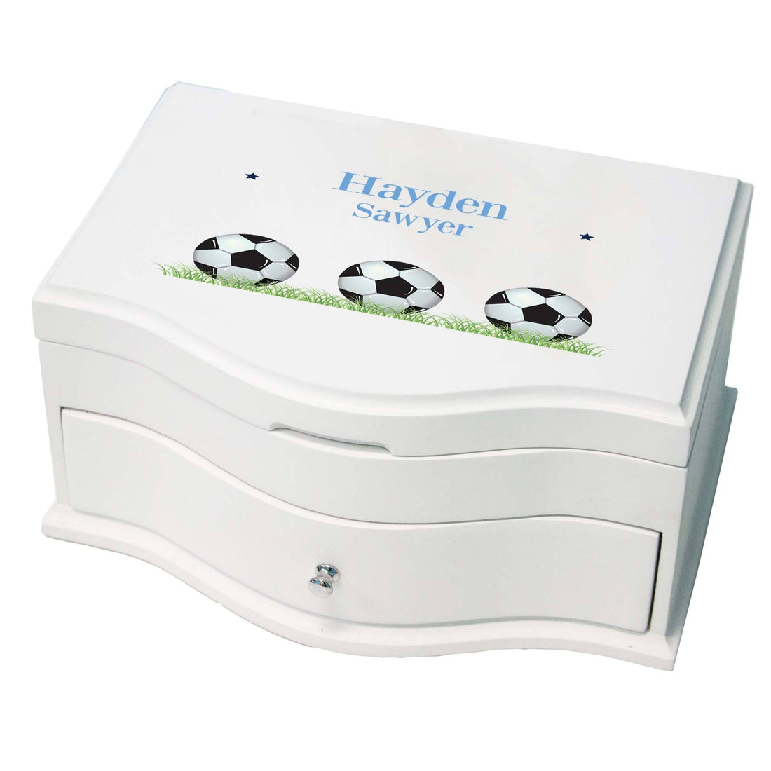 Girl's Princess Jewelry Box - Soccer - MyBambino.com
