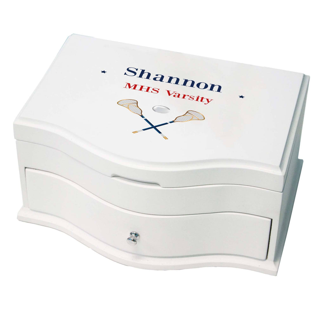 Girl's Princess Jewelry Box - Lacrosse Sticks - MyBambino.com