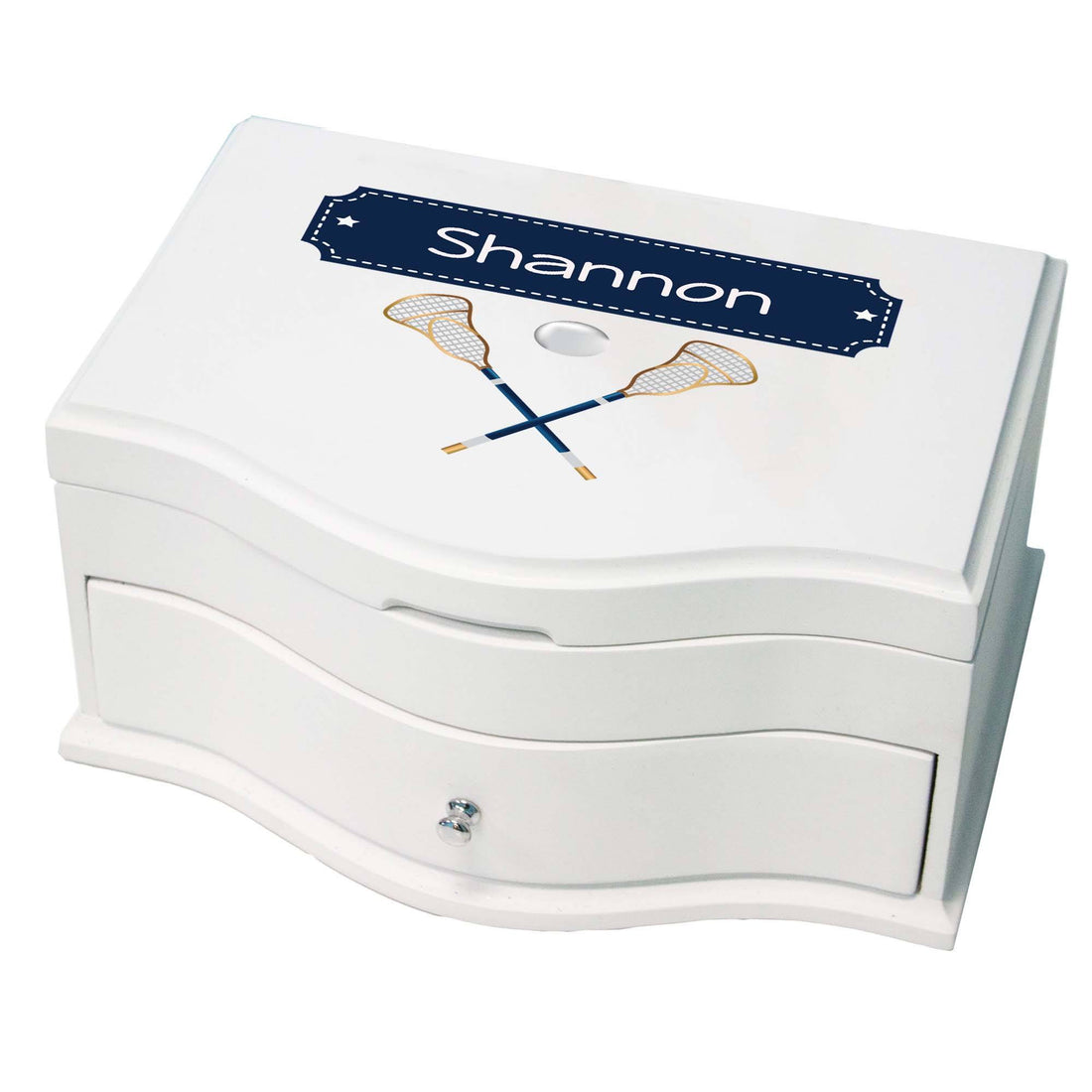 Girl's Princess Jewelry Box - Lacrosse Sticks - MyBambino.com