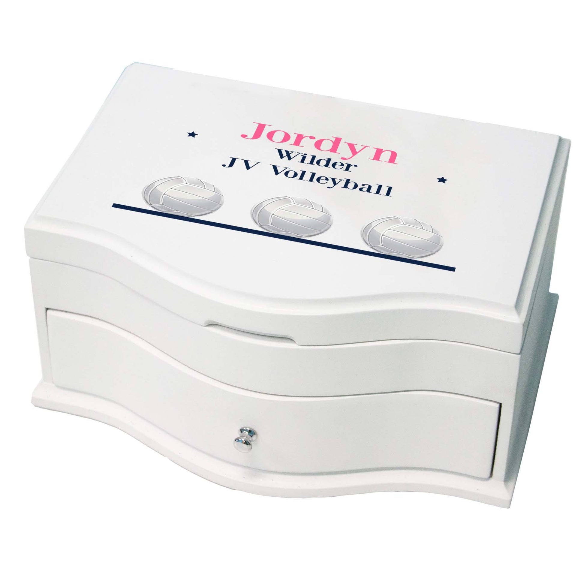 Girl's Princess Jewelry Box - Volleyball - MyBambino.com