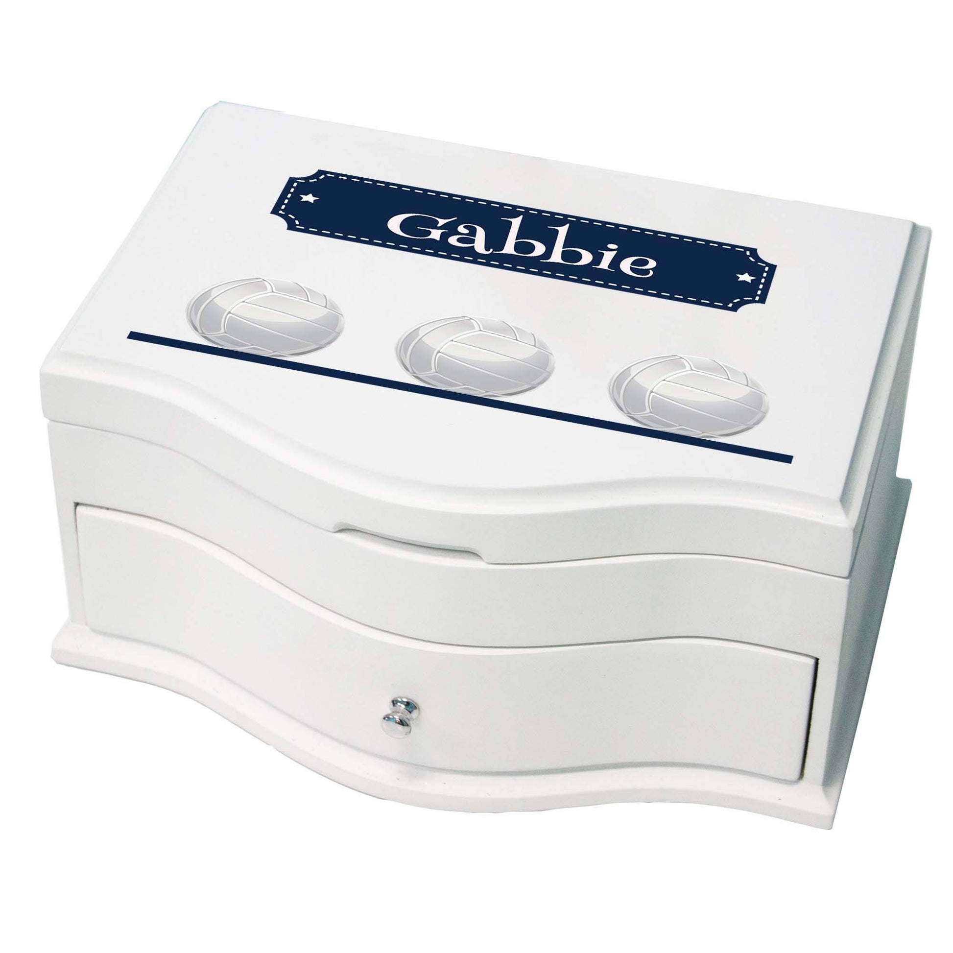 Girl's Princess Jewelry Box - Volleyball - MyBambino.com