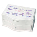 Girl's Princess Jewelry Box - Lavender Butterflies - MyBambino.com
